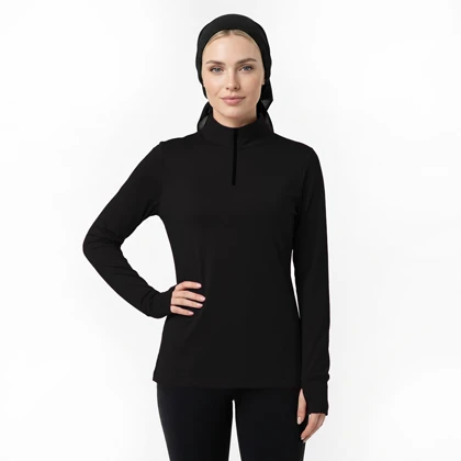 بلوز نیم زیپ زنانه D127