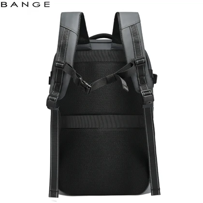 کوله پشتی لپ تاپ 15.6 اینچ مسافرتی ضد آب بنج BANGE BG-7876-1 طرح چمدان با دریچه وکیوم