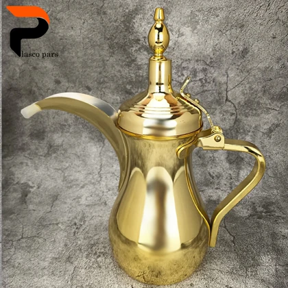 دله قهوه طلایی سایز 18