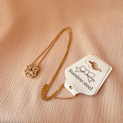 گردنبند مگنتی قلب بازشو استیل