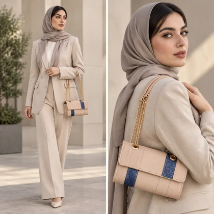 کیف دوشی زنانه مدل تیکا کد 213-SHT
