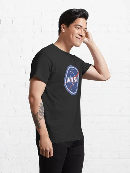 تیشرت با طرح nasa ناسا Embroidered کد 12836