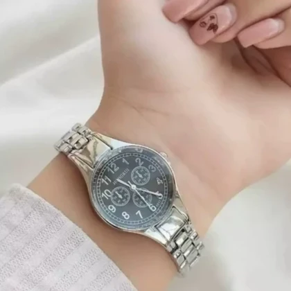 ساعت مچی زنانه هانگری رنگ ثابت ضد حساسیت