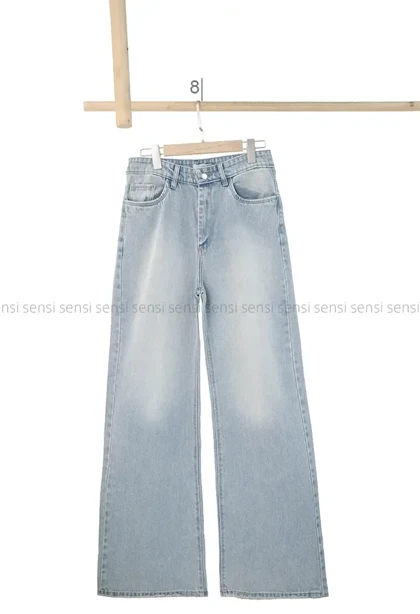 شلوار جین فول بگ کد1004212