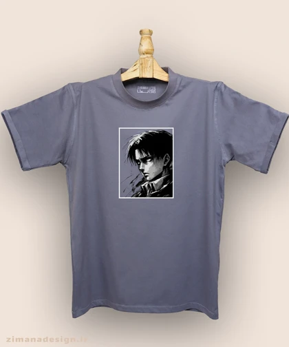 تیشرت مردانه و زنانه طرح اتک آن تایتان شخصیت ارن نیگر کد 929