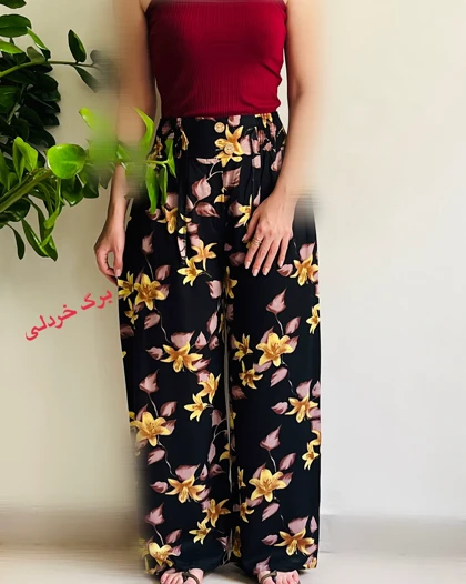 شلوار دامنی نخی