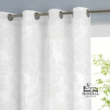 پرده آماده حریر کتان