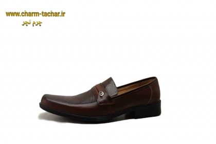 کفش رسمی طبی مردانه بدون بند چرم طبیعیblpm