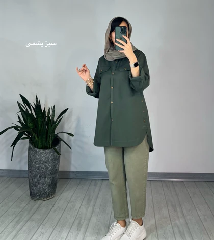 مانتو کتان گلشید