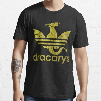تیشرت house of the dragon طرح Dracarys Gold Essential T-Shirt کد 195643