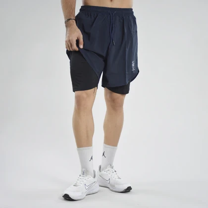 شلوارک کشاله دار ورزشی مردانه نایک مدل Dri Fit-4H0213 سرمه ای