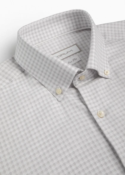 پیراهن طرح دار لینن 2510129