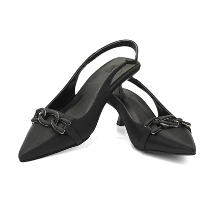 کفش مجلسی زنانه پاشنه‌دار 3 سانت مدل sandal valentino - 0095