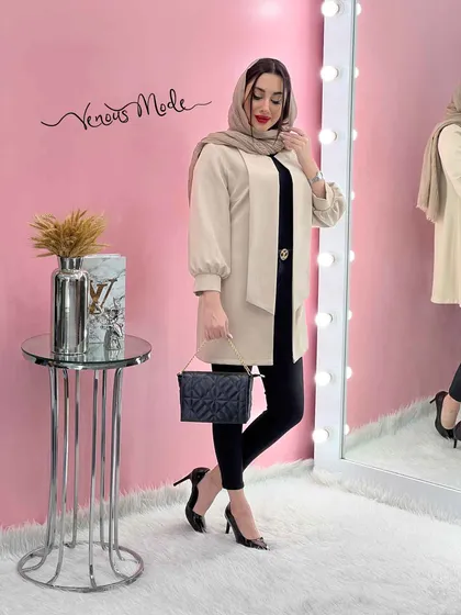 مانتو مازراتی یقه دوبل