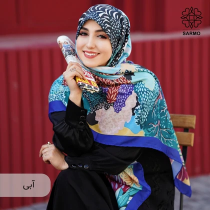 روسری نخ پنبه جنگل