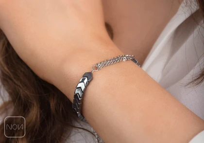 دستبند استیل زنجیر و حدید