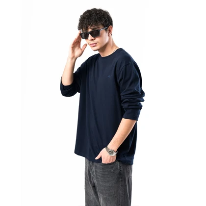 بلوز سرمه ای زیگ zig مدل Basic کد344