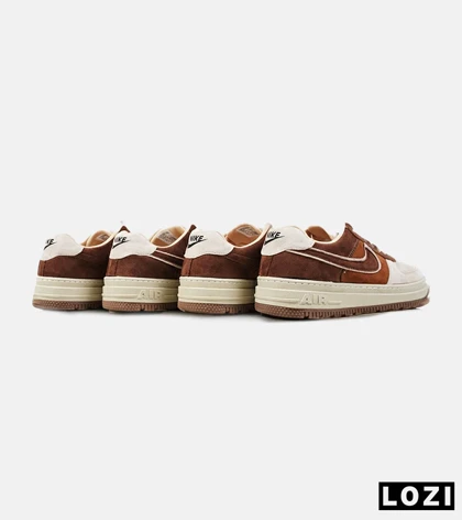 کفش کتانی مردانه و زنانه قهوه ای NIKE AIR FORCE مدل 2094