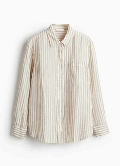 شومیز لینن H&M211