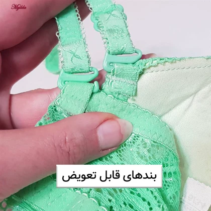 ست شورت و سوتین زنانه لناژنکن مدل اسفنجی فنردار 5741-303