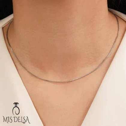 زنجیر ژوپینگ سفید ونزی 35 سانت 1 میل