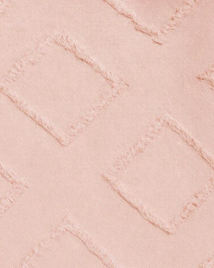 سرویس روتختی کاوری مینیمال طرح برجسته لوزی (صورتی)