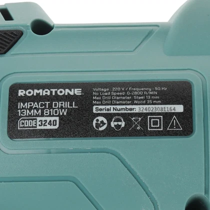 دریل چکشی روماتون ROMATONE مدل 3240 توان 810 وات