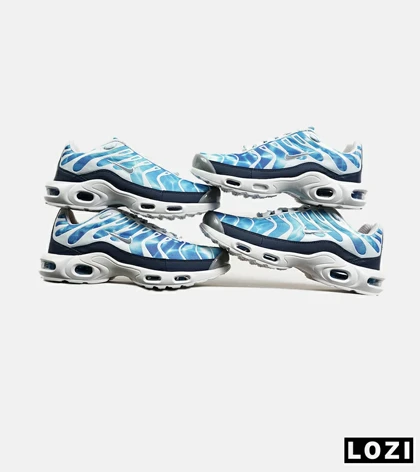 کفش کتانی مردانه و زنانه آبی سفید NIKE AirMax Plus TN Ultra مدل 6732