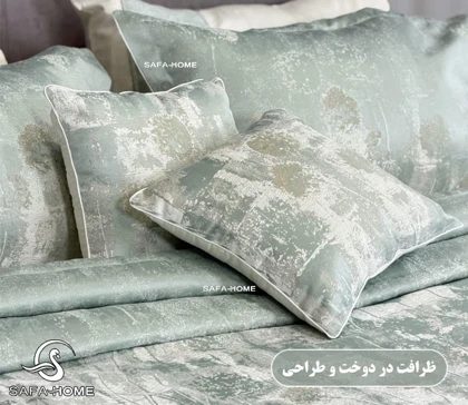 سرویس روتختی مدل دیبا 8 تکه سبز