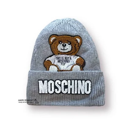 کلاه بافت تدی برند MOSCHINO