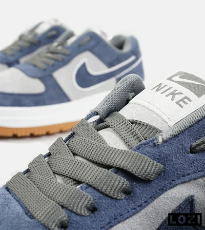 کفش کتانی مردانه و زنانه طوسی آبی NIKE AIR FORCE