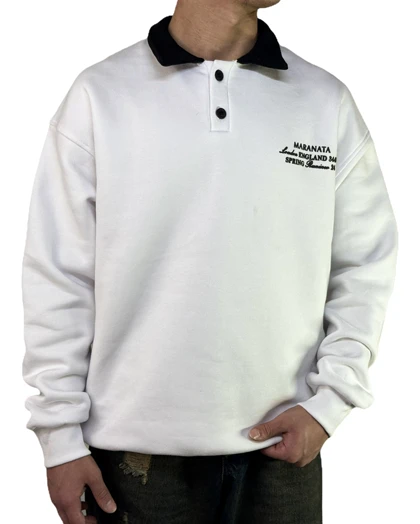 دورس مردانه دو تیکه یقه دار دکمه‌ای رنگ سفید کد 040020