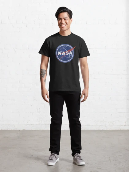 تیشرت با طرح nasa ناسا Embroidered کد 12836