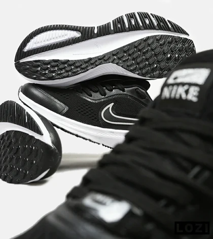 کفش کتانی مردانه و زنانه مشکی نایک NIKE PEGASUS V10 مدل 2134