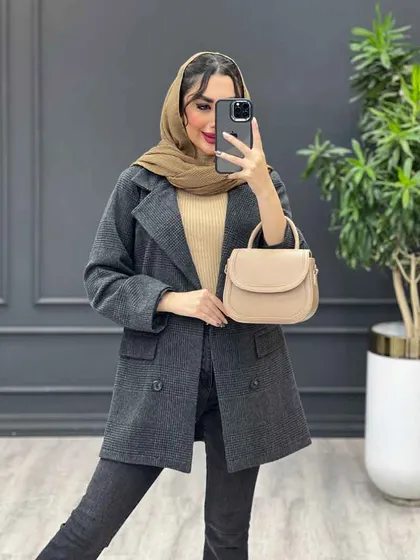 پالتو چهاردکمه دوجیب