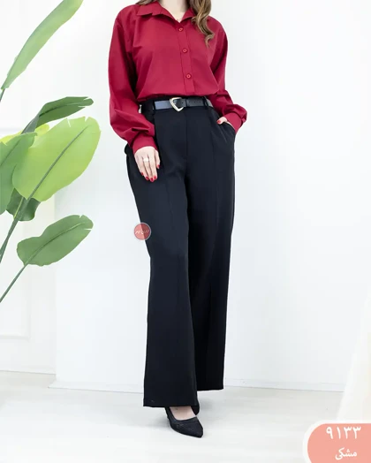 شلوار بگ برش‌دار 9133