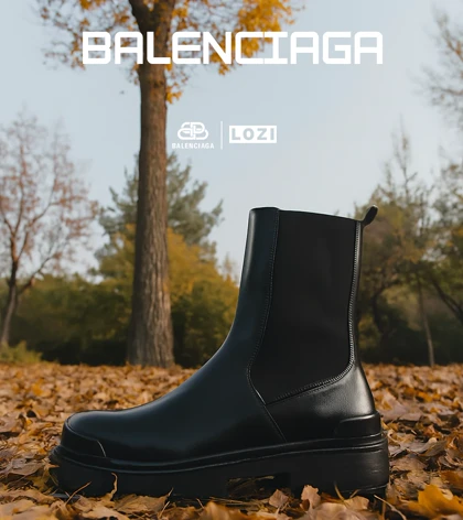 بوت مردانه مشکی BALENCIAGA مدل 6740