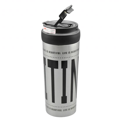 تراول ماگ دو حالته ویتینگ مدل Life is beautiful ظرفیت 0.6 لیتر