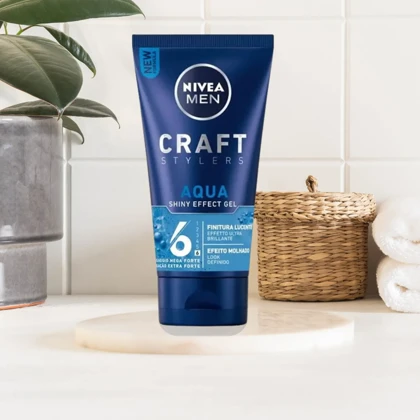 ژل حالت دهنده مو نیوآ مدل Aqua Shiny Effect شماره 6 حجم 150ml