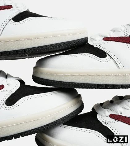 کفش کتانی مردانه قهوه ای سفید مشکی زرشکی NIKE travis scott