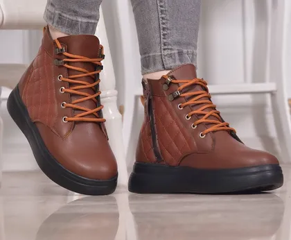 نیم بوت زنانه مدل دوختی کد 602