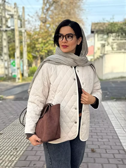 کاپشن زنانه آستردار خاص