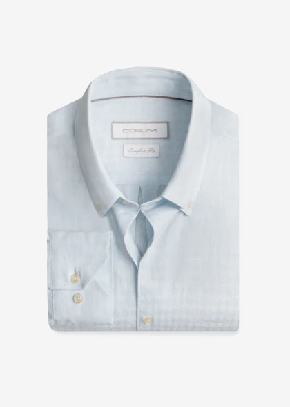 پیراهن طرح دار لینن 2510134