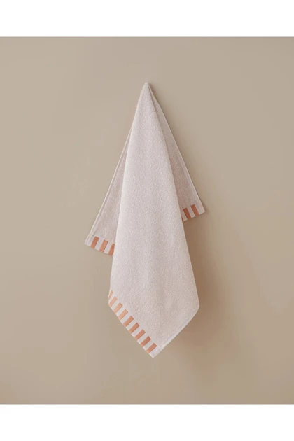 حوله دست‌وصورت 50 × 80 English Home مدل Stripe Edge Pamuk