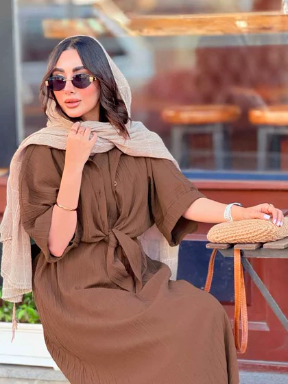 ست شومیز و پیراهن آستین پاکتی