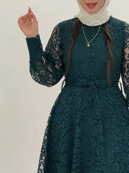 3579-پیراهن مزونی ماهرو