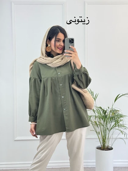 مانتو شومیزی ناز ( دارای ایراد جزئی )