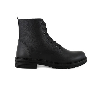 نیم بوت زنانه چرم یلسان مدل ویگور کد 690-GF