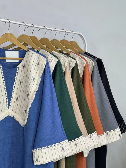 مانتو بلند مزونی ماهین