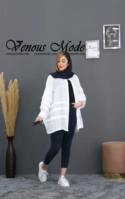 مانتو وال چین‌دار